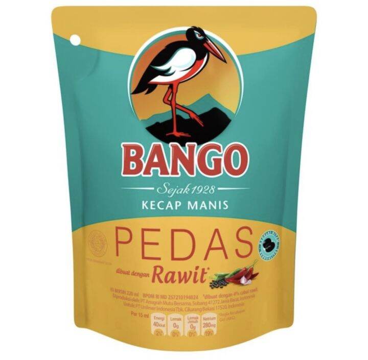 Indonesia Kecap Manis Bango Pedas Rawit Bango Sweet Spicy Savory Soy