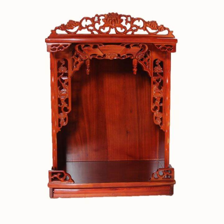 New Solid Wood Shrine God Building Buddha Building Buddha Cabinet God