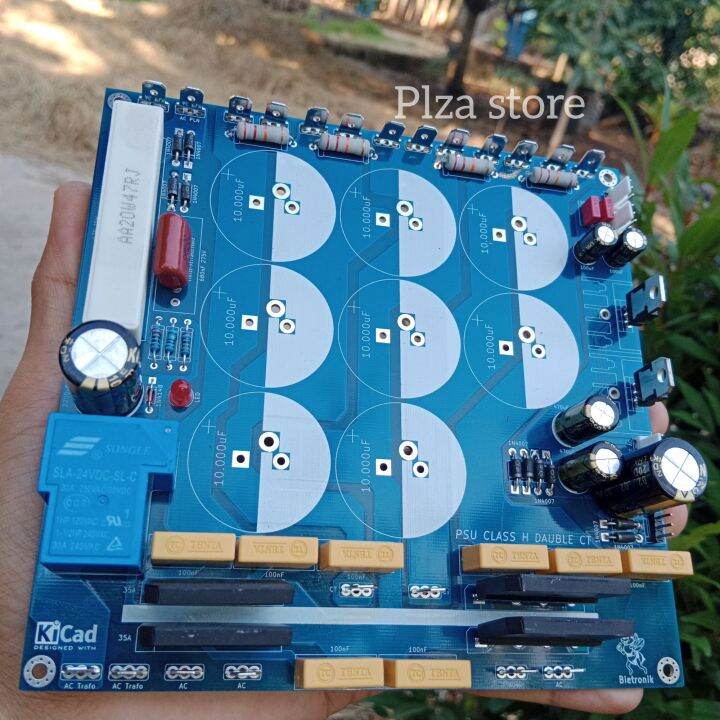 Pcb Psu Elko Class H Dobel Ct Lengkap Softstart Tegangan Simetris Fan