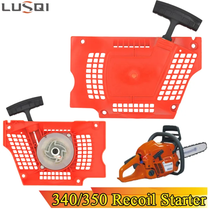 LUSQI Chainsaw Recoil Starter Easy Pull Fit Husqvarna 350 351 353 340