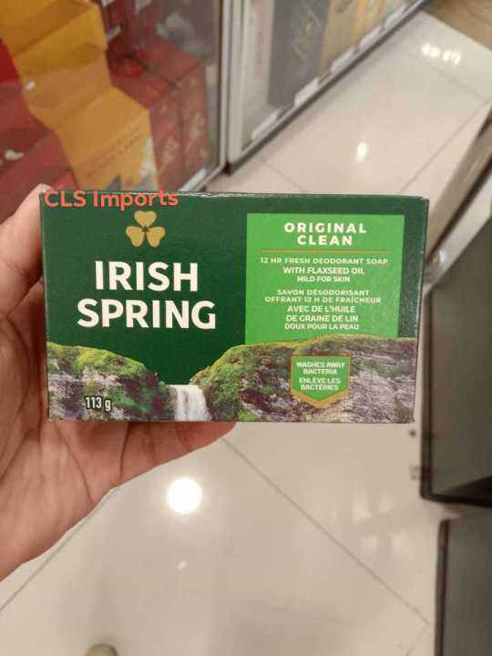 Irish Spring Original Clean Deodorant Soap 113g Lazada PH