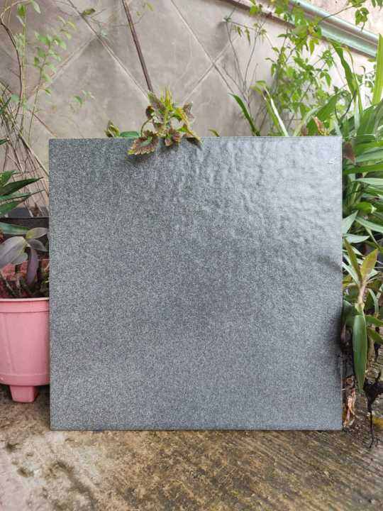 Keramik Lantai 40x40 OSCAR BLACK KASAR ASIA TILE Lazada Indonesia