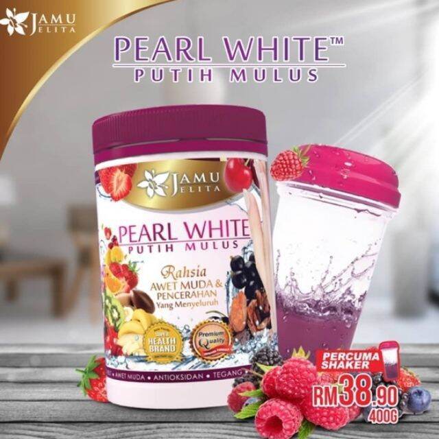 Jamu Jelita Pearl White Putih Mulus 400gram Lazada