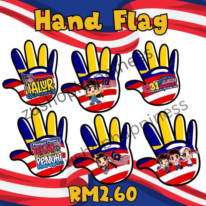 Tangan Merdeka Hand Flag Lazada