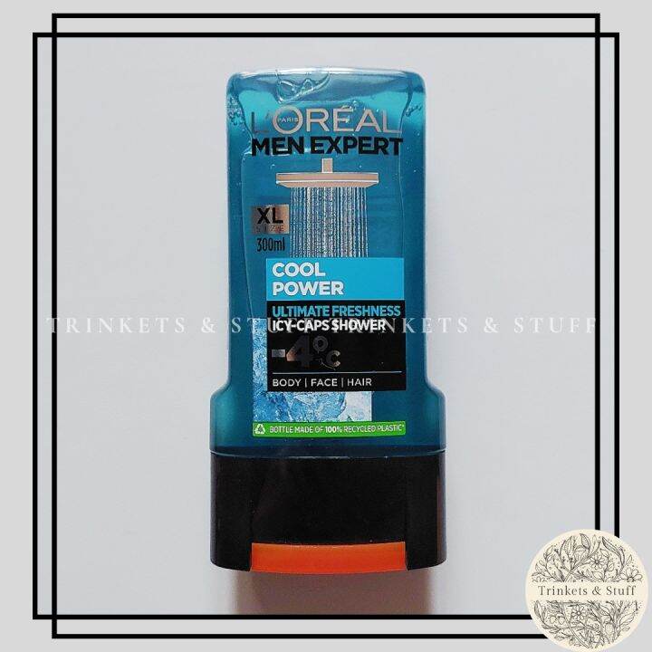 Loreal Men Expert Cool Power Ultimate Freshness Icy Caps Shower Gel