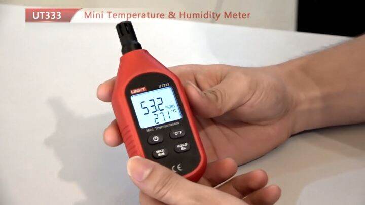 Original UNI T UT333 Mini Humidity Temperature Meter Handheld Indoor