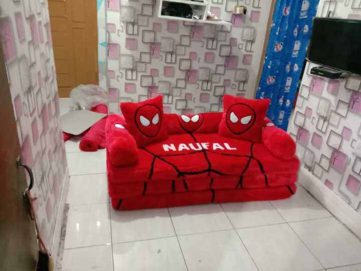 Sofa Bed Karakter Spiderman Baci Living Room