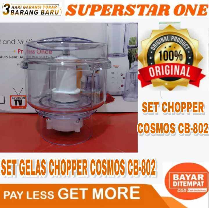 Set Gelas Chopper Cosmos Blender CB 802 Cosmos CB 802 Set Gelas Chopper