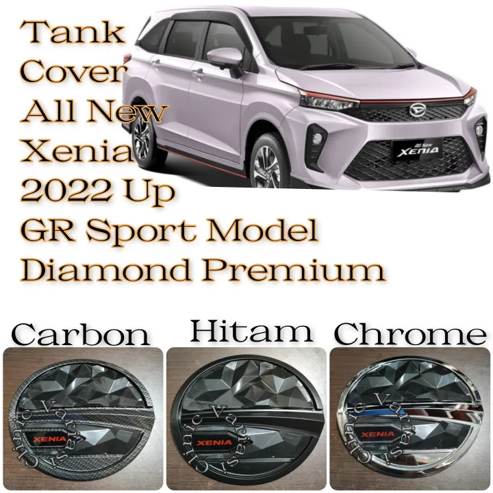 Tank Cover Tutup Tangki Bensin All New Xenia 2022 Up Model Diamond