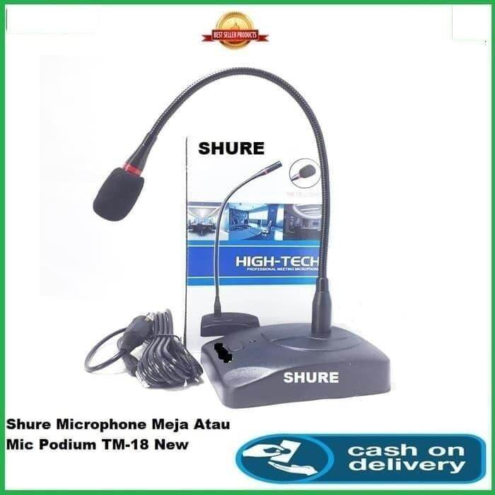 Mic Podium Meja Shure Tm Microphone Meja Mimbar Lazada Indonesia