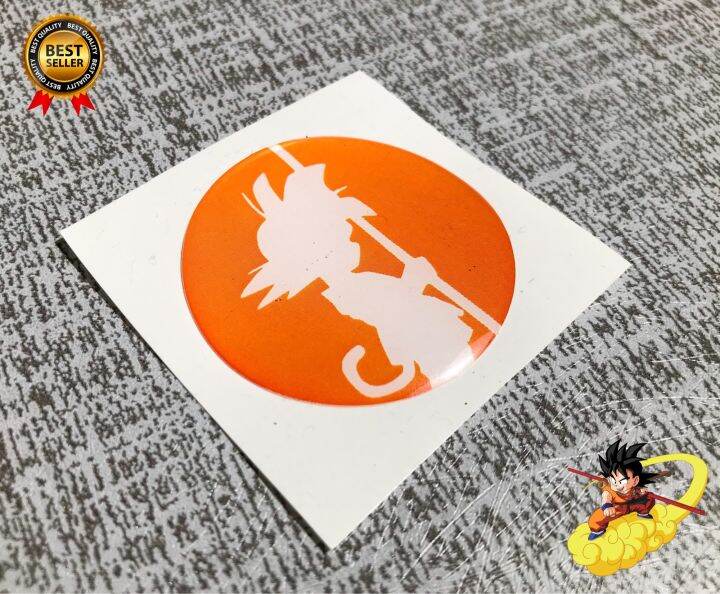 Stiker Goku Emblem Sticker Dragonball Timbul Premium Stiker Logo Stiker