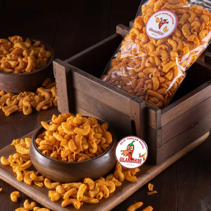 Makaroni Viral Bantet Pedas 250 Gram Lazada Indonesia