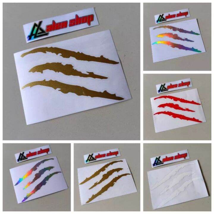 STIKER CUTTING CAKAR MONSTER Lazada Indonesia