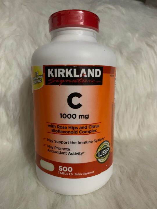 Kirkland Signature Vitamin C 1000mg With Rose Hips And Citrus