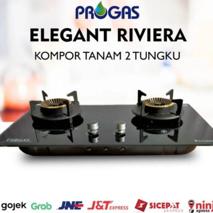 Kompor Gas Tanam Riviera Progas Kaca Progas Tungku Sni Lazada