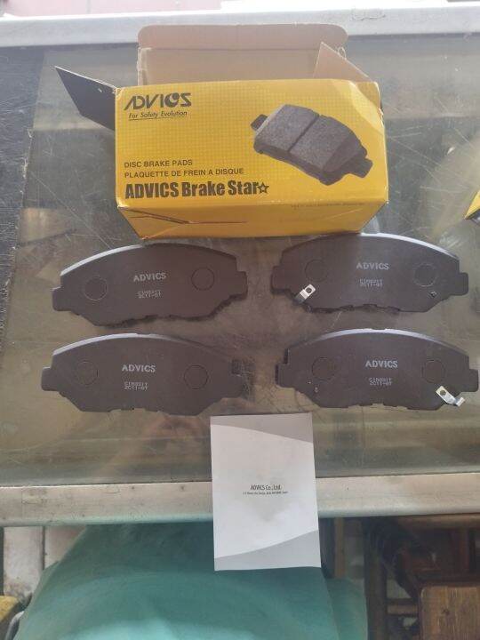 Brake Pad Kanvas Kampas Rem Depan Advics Honda Crv Rd Gen