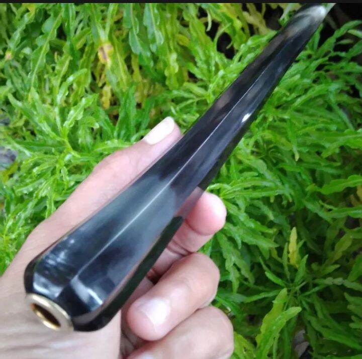 Once Pipa Tanduk Kerbau Hitam Motif Belimbing Lazada Indonesia