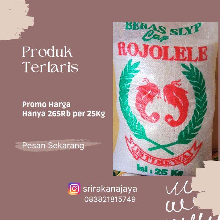 Beras Medium Rojolele Kemasan Kg Lazada Indonesia