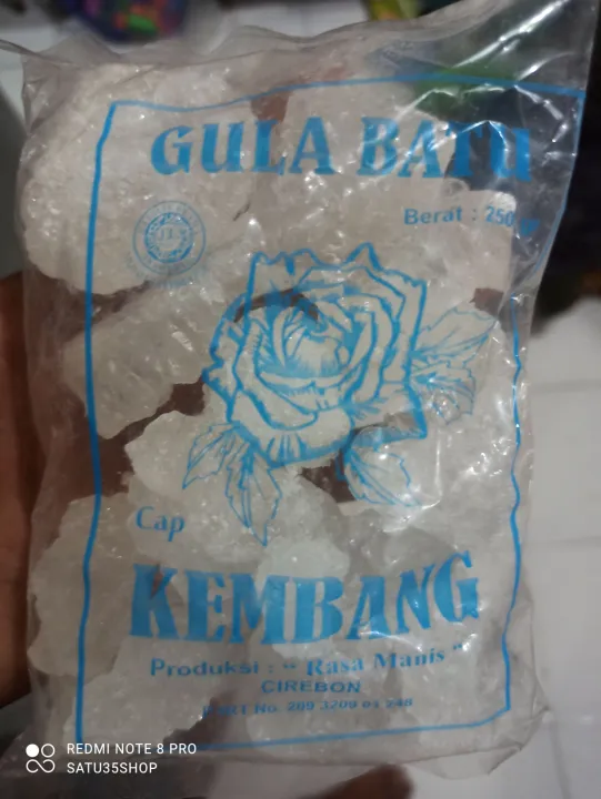 Gula Batu Kristal Kemasan G Cap Kembang Khas Cirebon Lazada Indonesia