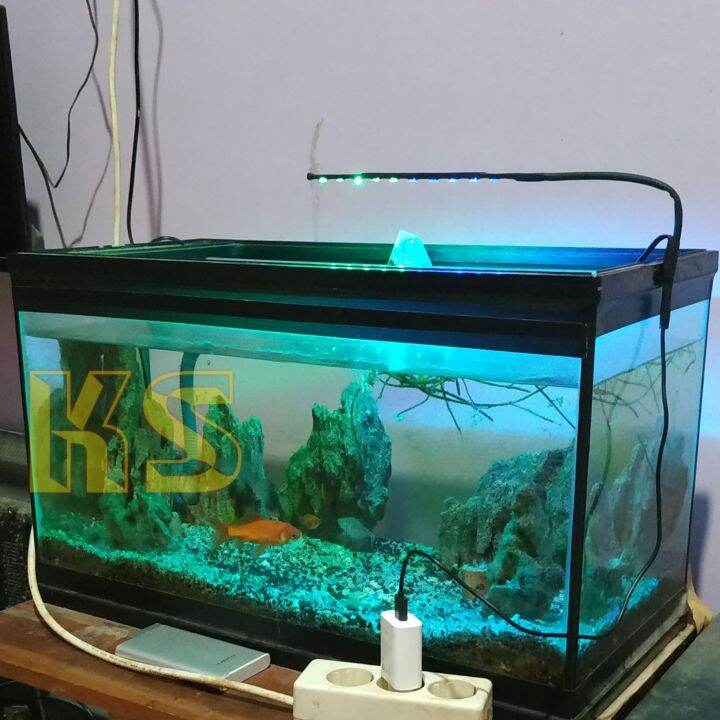 Lampu Aquarium Mata Led Smd Kombinasi Biru Hijau Lampu Aquascape