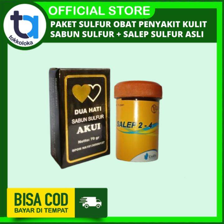 Salep Belerang Exeltis Asli Obat Gatal Sabun Sulfur Ampuh Atasi