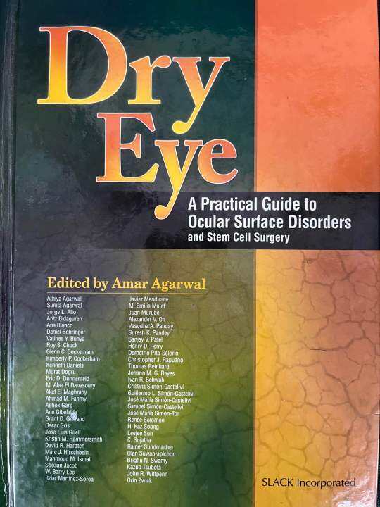 Dry Eye A Practical Guide To Ocular Surface Disorders And Stem Cell