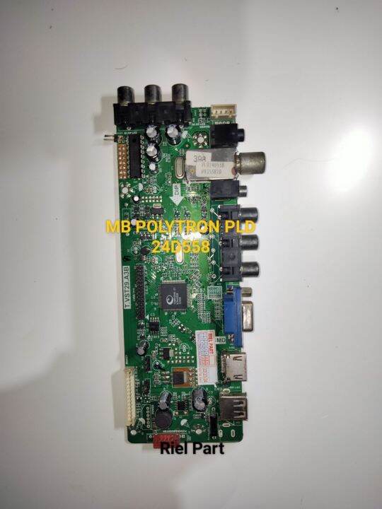 MAINBOARD MB MODULE MOBO MOTHERBOARD MESIN TV LED POLYTRON PLD24D558