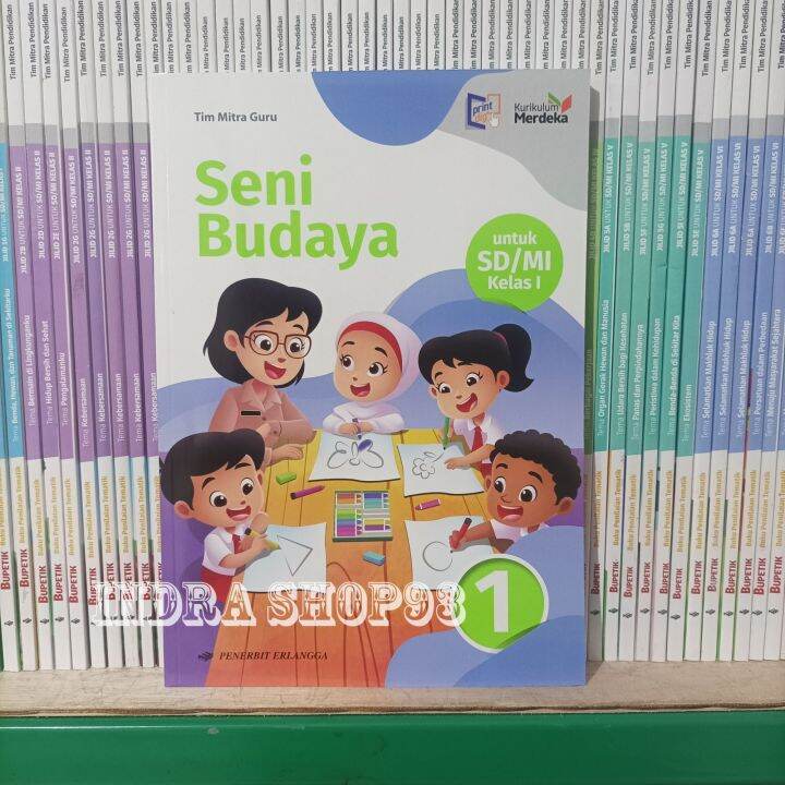 Buku Seni Budaya Kelas 1 SD Kurikulum Merdeka Erlangga Lazada Indonesia