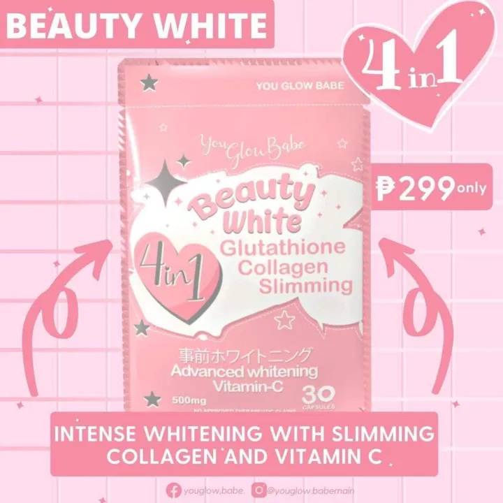 You Glow Babe Beauty White Glutathion Capsule In Whitenning Slimming