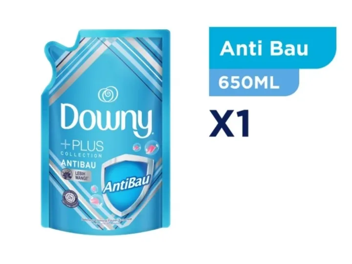 Downy Pelembut Dan Pewangi Pakaian Konsentrat 650ml Anti Bau Plus