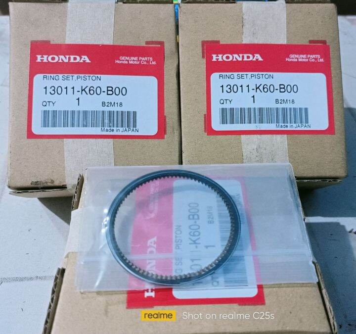 Honda Genuine Piston Ring Set Standard Honda Click Fi V Lazada Ph