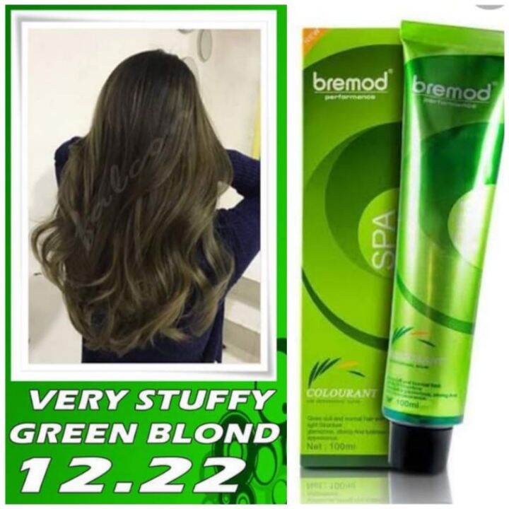 Bremod Very Stuffy Green Blonde Spa Hair Color 12 22 100mL Lazada PH