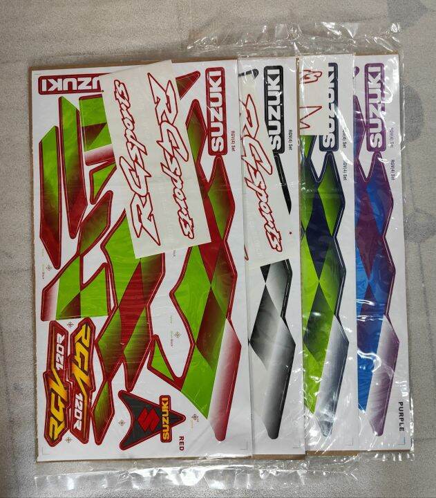 Suzuki Rg Rgv Rgv Body Sticker Stripe Lazada