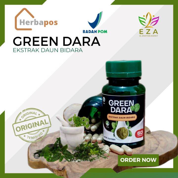 Ekstrak Daun Bidara GREEN DARA EZA Isi 60 Kapsul ORIGINAL