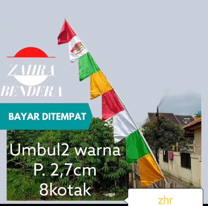 Bendera Umbul Garuda Warna Hijau Pcs Lazada Indonesia