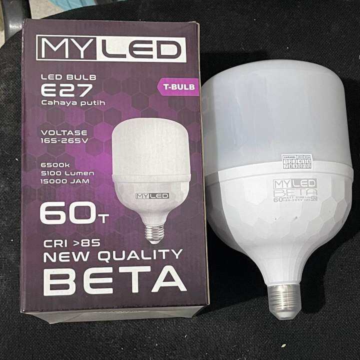 Lampu Led Tabung Jumbo Myled Beta 60w Sni Garansi Lazada Indonesia