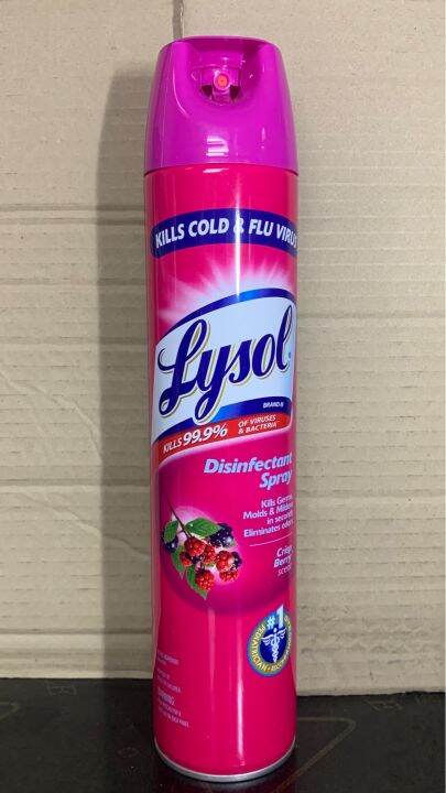 Lysol Disinfectant Spray Crisp Berry Scent G Lazada Ph