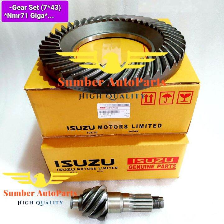 Gear Set Isuzu Giga Nmr71 7x43 1set Lazada Indonesia