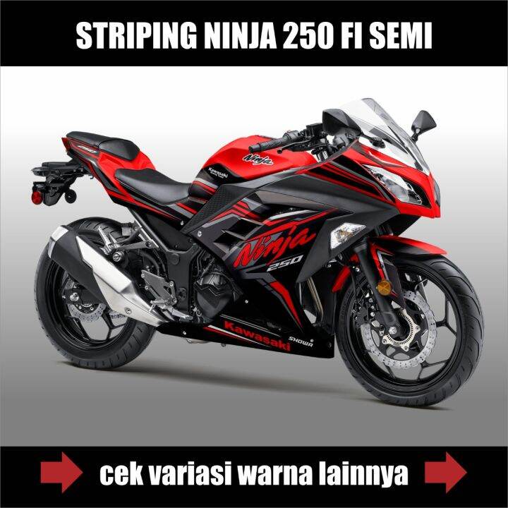 DECAL STRIPING NINJA FI 250 GRAFIS SEMI FULL STIKER Lazada Indonesia