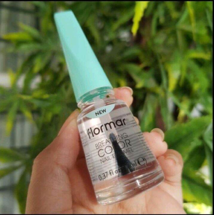 Flormar New Breathing Color Nail Enamel Clear Bening Kutek