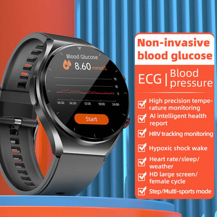 E09 Smart Sports Health Watch Noninvasive Blood Glucose Measurement