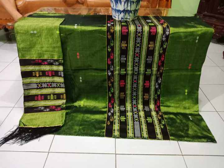 Kain Songket Batak Tenun Sutra Hongkong Lazada Indonesia