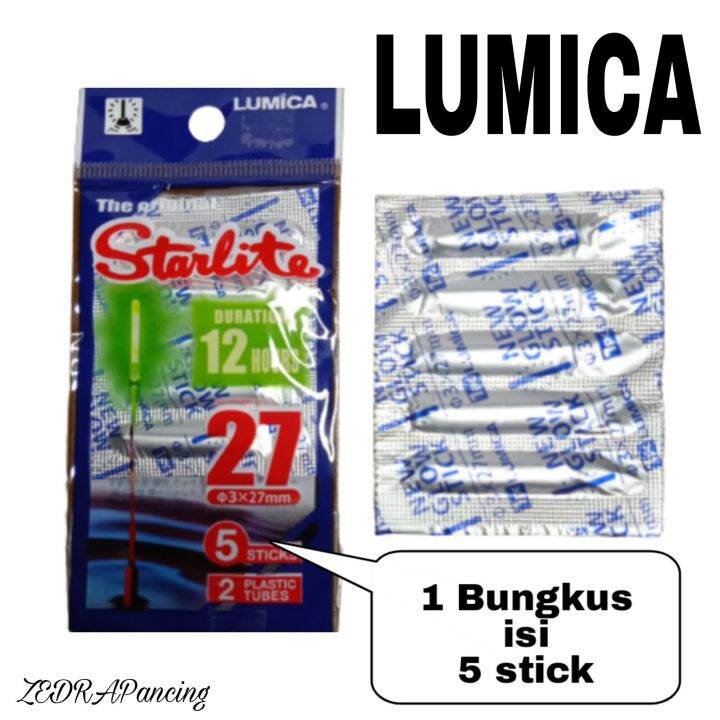 Bungkus Lumica Starlite Stick Pospor Starlight Lampu