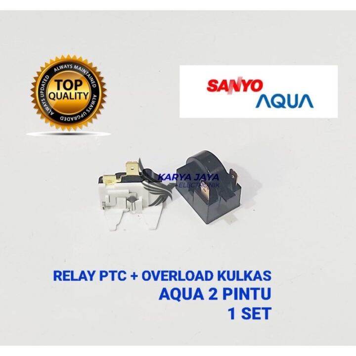 Relay Ptc Overload Kulkas Sanyo Aqua Pintu Lazada Indonesia