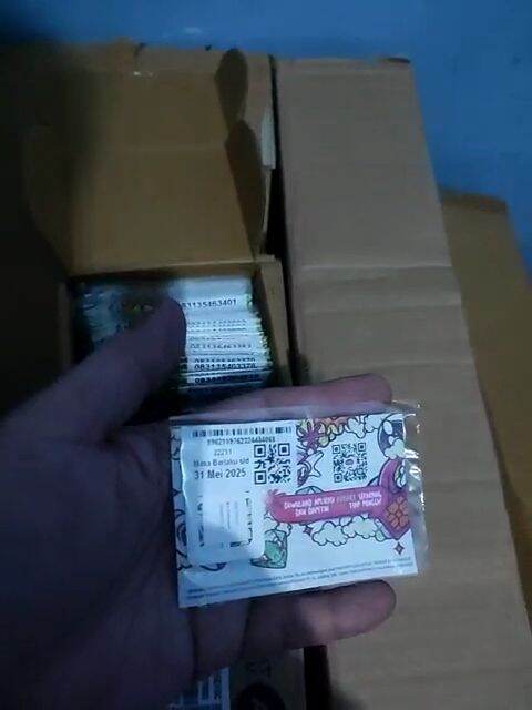 1 Box Isi 50 Pcs Kartu Perdana Axis Axiata Aktif Siap Pakai OTP