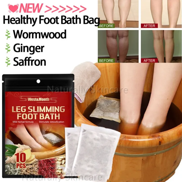 10pcs Wormwood Foot Bath Bag Foot Soak Ginger Bag Herbal Leg Slimming