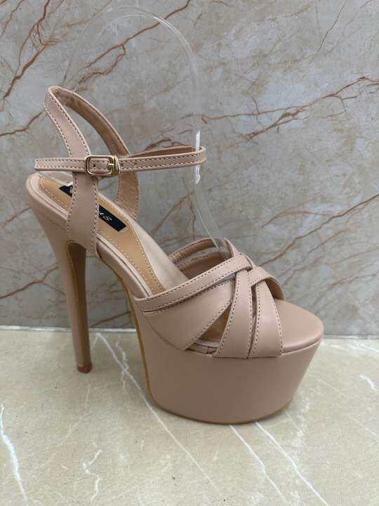 Venus Pageant Heels 6 8 Inches Nude Color Matte Type Lazada PH