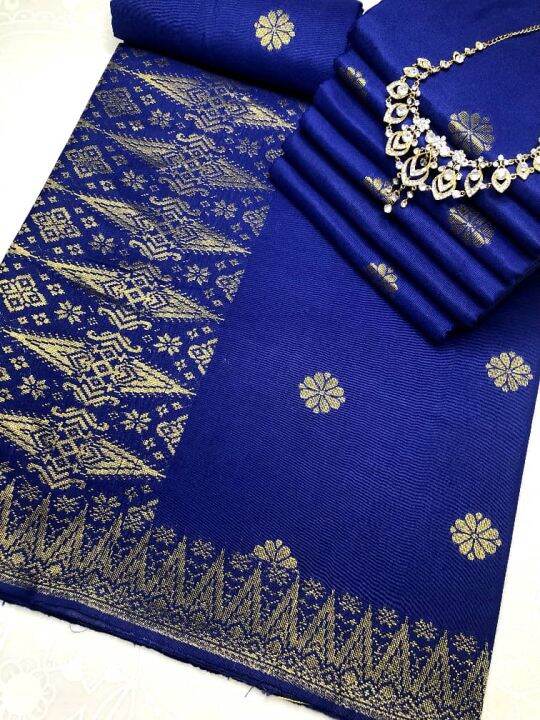 Kain Pasang Songket Tenun Bunga Tabur Exclusive Lazada