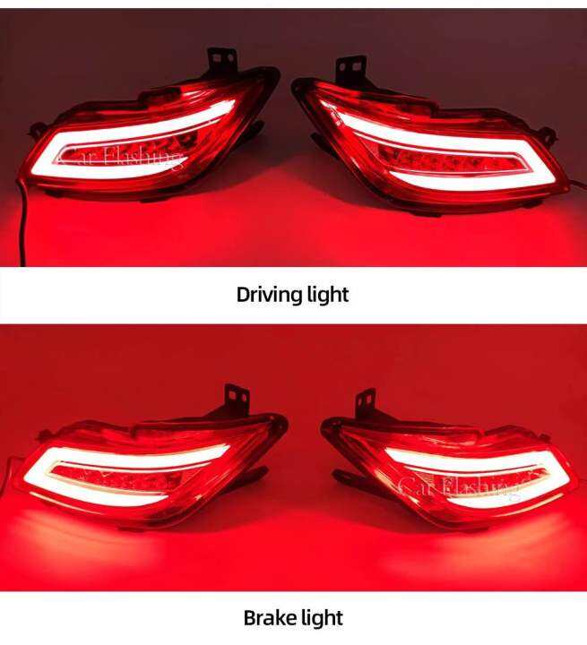 Toyota Vios Ncp150 Rear Bumper Led Reflector Fog Lamp Light 2013 2014