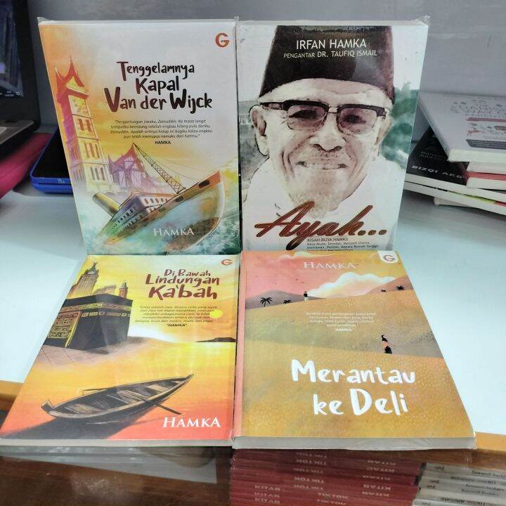 Paket 4 Buku Hamka Tenggelamnya Kapal Van Der Wijck Ayah Di Bawah